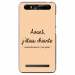 TPU0JUST5CHIANTEBEIGE - Coque souple pour Konrow Just5 avec impression Motifs Avant, j'étais chiante beige