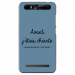 TPU0JUST5CHIANTEBLEU - Coque souple pour Konrow Just5 avec impression Motifs Avant, j'étais chiante bleu