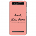 TPU0JUST5CHIANTEROSE - Coque souple pour Konrow Just5 avec impression Motifs Avant, j'étais chiante rose