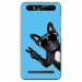 TPU0JUST5CHIENVBLEU - Coque souple pour Konrow Just5 avec impression Motifs chien à lunettes sur fond bleu