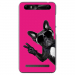 TPU0JUST5CHIENVFUSHIA - Coque souple pour Konrow Just5 avec impression Motifs chien à lunettes sur fond fushia