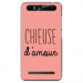 TPU0JUST5CHIEUSEROSE - Coque souple pour Konrow Just5 avec impression Motifs Chieuse d'Amour rose
