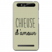 TPU0JUST5CHIEUSEVERT - Coque souple pour Konrow Just5 avec impression Motifs Chieuse d'Amour vert