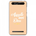 TPU0JUST5DIEUBEIGE - Coque souple pour Konrow Just5 avec impression Motifs Appelle moi Dieu beige