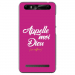 TPU0JUST5DIEUFUSHIA - Coque souple pour Konrow Just5 avec impression Motifs Appelle moi Dieu fushia