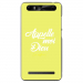 TPU0JUST5DIEUJAUNE - Coque souple pour Konrow Just5 avec impression Motifs Appelle moi Dieu jaune
