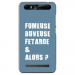 TPU0JUST5FUMEUSEBLEU - Coque souple pour Konrow Just5 avec impression Motifs fumeuse et alors bleu