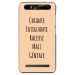 TPU0JUST5GENIALEBEIGE - Coque souple pour Konrow Just5 avec impression Motifs Chiante mais Géniale beige