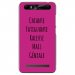 TPU0JUST5GENIALEFUSHIA - Coque souple pour Konrow Just5 avec impression Motifs Chiante mais Géniale fushia