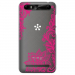 TPU0JUST5LACEFUSHIA - Coque souple pour Konrow Just5 avec impression Motifs Lace fushia