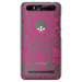 TPU0JUST5MANDALAFUSHIA - Coque souple pour Konrow Just5 avec impression Motifs Mandala fushia