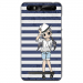 TPU0JUST5MANGAMARINE - Coque souple pour Konrow Just5 avec impression Motifs manga fille marin