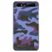 TPU0JUST5MILITAIREBLEU - Coque souple pour Konrow Just5 avec impression Motifs Camouflage militaire bleu