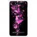 TPU0JUST5PAPILLONSFUSHIAS - Coque souple pour Konrow Just5 avec impression Motifs papillons fushias