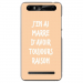 TPU0JUST5RAISONBEIGE - Coque souple pour Konrow Just5 avec impression Motifs marre d'avoir raison beige