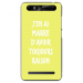 TPU0JUST5RAISONJAUNE - Coque souple pour Konrow Just5 avec impression Motifs marre d'avoir raison jaune