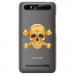 TPU0JUST5SKULLOR - Coque souple pour Konrow Just5 avec impression Motifs tête de mort aspect or
