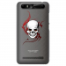 TPU0JUST5SKULLTRIBAL - Coque souple pour Konrow Just5 avec impression Motifs tête de mort sur fond tribal