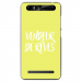 TPU0JUST5VENDREVEJAUNE - Coque souple pour Konrow Just5 avec impression Motifs vendeur de rêves jaune