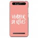 TPU0JUST5VENDREVEROSE - Coque souple pour Konrow Just5 avec impression Motifs vendeur de rêves rose