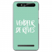 TPU0JUST5VENDREVETURQUOIS - Coque souple pour Konrow Just5 avec impression Motifs vendeur de rêves turquoise