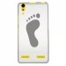 TPU0LK3PIED - Coque souple pour Lenovo K3 avec impression Motifs empreinte de pied