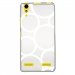 TPU0LK3RONDSBLANCS - Coque souple pour Lenovo K3 avec impression Motifs ronds blancs