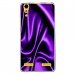 TPU0LK3SOIEMAUVE - Coque souple pour Lenovo K3 avec impression Motifs soie drapée mauve