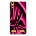 TPU0LK3SOIEROSE - Coque souple pour Lenovo K3 avec impression Motifs soie drapée rose