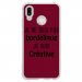 TPU0P20LITEBORDELIQUEBORDEA - Coque souple pour Huawei P20 Lite avec impression Motifs Je ne suis pas bordélique bordeau