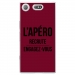 TPU0XZ1COMPAPEROBORDEAU - Coque souple pour Sony Xperia XZ1 Compact avec impression Motifs l'apéro recrute bordeau