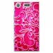 TPU0XZ1COMPARABESQUEFUSHIA - Coque souple pour Sony Xperia XZ1 Compact avec impression Motifs arabesque fushia