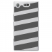TPU0XZ1COMPBANDESGRISES - Coque souple pour Sony Xperia XZ1 Compact avec impression Motifs bandes grises