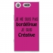 TPU0XZ1COMPBORDELIQUEFUSHIA - Coque souple pour Sony Xperia XZ1 Compact avec impression Motifs Je ne suis pas bordélique fushia