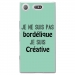 TPU0XZ1COMPBORDELIQUETURQUO - Coque souple pour Sony Xperia XZ1 Compact avec impression Motifs Je ne suis pas bordélique turquois