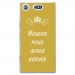 TPU0XZ1COMPBOUDEROR - Coque souple pour Sony Xperia XZ1 Compact avec impression Motifs Bouder pour mieux Régner or