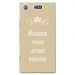 TPU0XZ1COMPBOUDERTAUPE - Coque souple pour Sony Xperia XZ1 Compact avec impression Motifs Bouder pour mieux Régner taupe