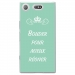 TPU0XZ1COMPBOUDERTURQUOISE - Coque souple pour Sony Xperia XZ1 Compact avec impression Motifs Bouder pour mieux Régner turquoise