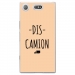 TPU0XZ1COMPDISCAMIONBEIGE - Coque souple pour Sony Xperia XZ1 Compact avec impression Motifs Dis Camion beige
