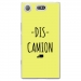 TPU0XZ1COMPDISCAMIONJAUNE - Coque souple pour Sony Xperia XZ1 Compact avec impression Motifs Dis Camion jaune