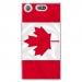 TPU0XZ1COMPDRAPCANADA - Coque souple pour Sony Xperia XZ1 Compact avec impression Motifs drapeau du Canada