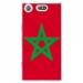 TPU0XZ1COMPDRAPMAROC - Coque souple pour Sony Xperia XZ1 Compact avec impression Motifs drapeau du Maroc