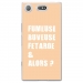 TPU0XZ1COMPFUMEUSEBEIGE - Coque souple pour Sony Xperia XZ1 Compact avec impression Motifs fumeuse et alors beige