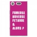 TPU0XZ1COMPFUMEUSEFUSHIA - Coque souple pour Sony Xperia XZ1 Compact avec impression Motifs fumeuse et alors fushia