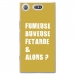 TPU0XZ1COMPFUMEUSEOR - Coque souple pour Sony Xperia XZ1 Compact avec impression Motifs fumeuse et alors or