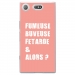TPU0XZ1COMPFUMEUSEROSE - Coque souple pour Sony Xperia XZ1 Compact avec impression Motifs fumeuse et alors rose
