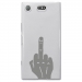 TPU0XZ1COMPMAINDOIGT - Coque souple pour Sony Xperia XZ1 Compact avec impression Motifs doigt d'honneur