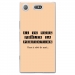 TPU0XZ1COMPPERFECTIONBEIGE - Coque souple pour Sony Xperia XZ1 Compact avec impression Motifs frôler la perfection beige
