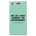 TPU0XZ1COMPPERFECTIONTURQUO - Coque souple pour Sony Xperia XZ1 Compact avec impression Motifs frôler la perfection turquoise