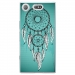 TPU0XZ1COMPREVEBLEU - Coque souple pour Sony Xperia XZ1 Compact avec impression Motifs attrape rêve sur fond bleu